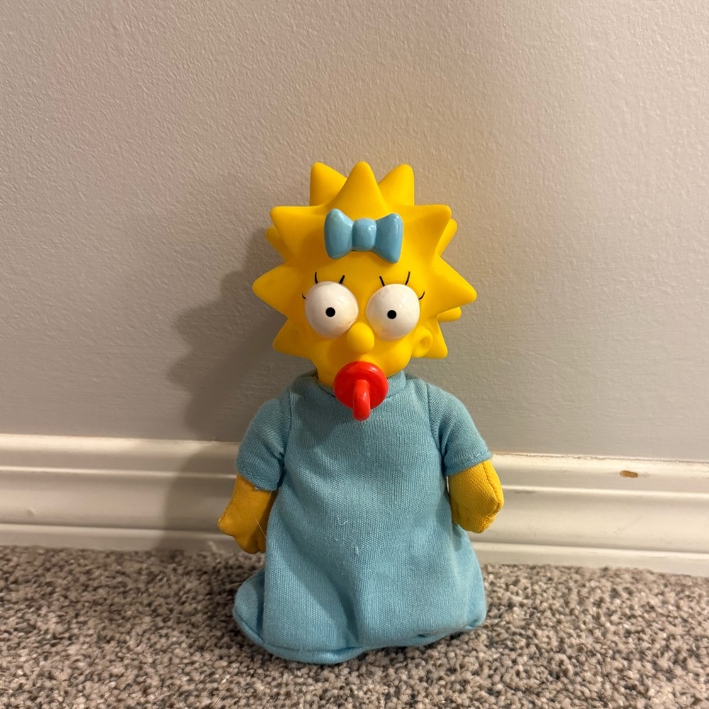 Vintage Simpson’s Maggie Toy Burger King